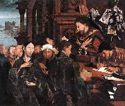 REYMERSWALE, Marinus van The Calling of Matthew oil painting on canvas